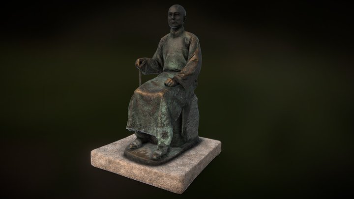 Sun Yat Sen Statue 3D Model