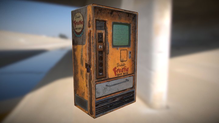 Frosty Drink Machine 3D Model