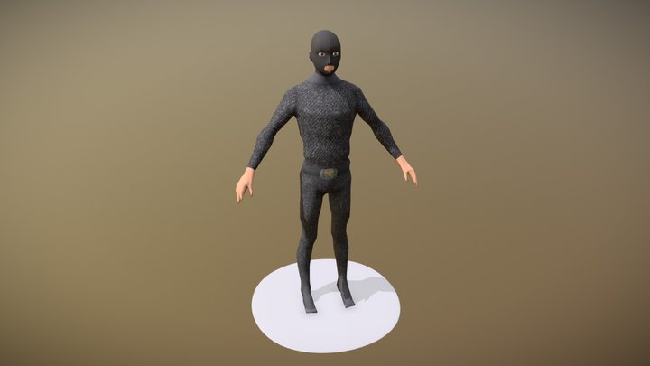 Character Render 3D Model