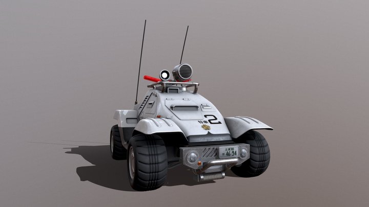 Patlabor - Type 98 Special Command Vehicle 3D Model