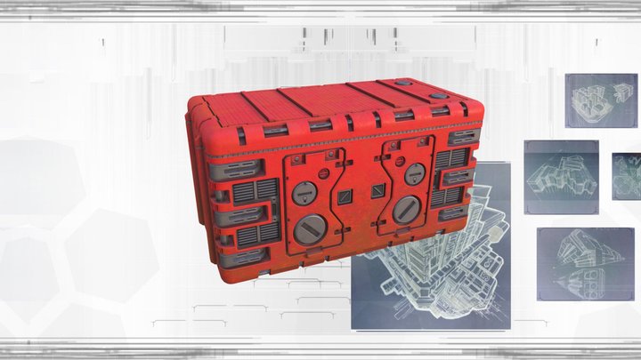 SF Hard Case (RED) – Modello 3D gratuito STL