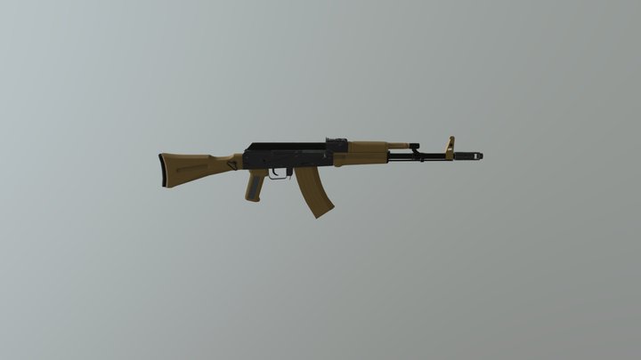 AK74M 3D Model