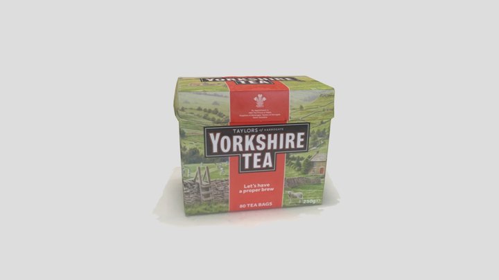 Yorkshire Tea Box 3D Model