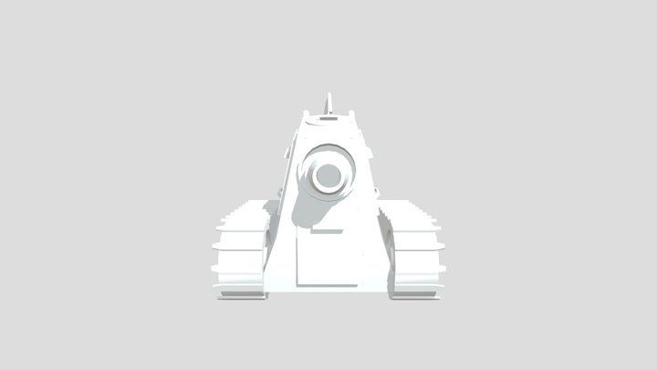 Mini Tank (low-poly) 3D Model
