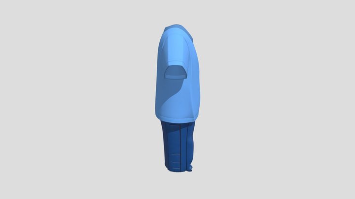 Boy- Blue Pent Shirt – Modello 3D gratuito STL