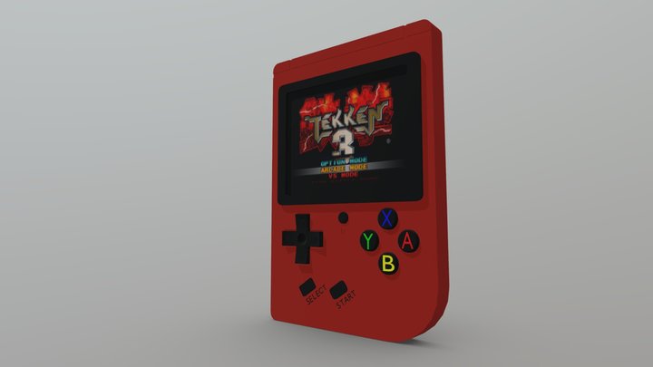 retro console 3D Model