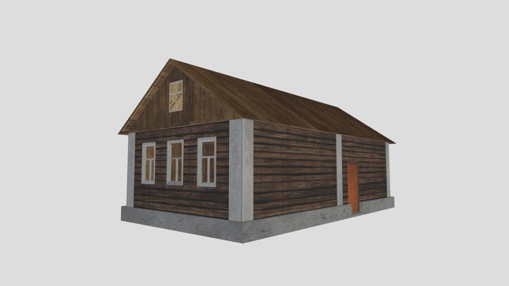 Русский дом 3D Model