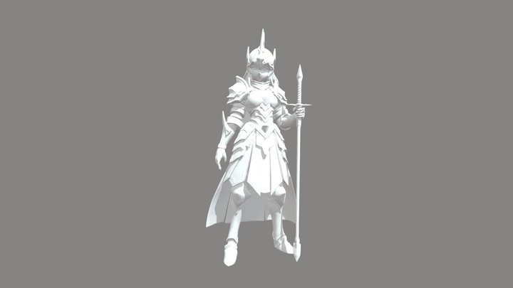 Golden Sentinel 3D Model