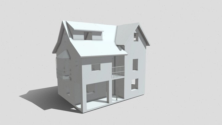 Trano gasy Ampandrana 3D Model
