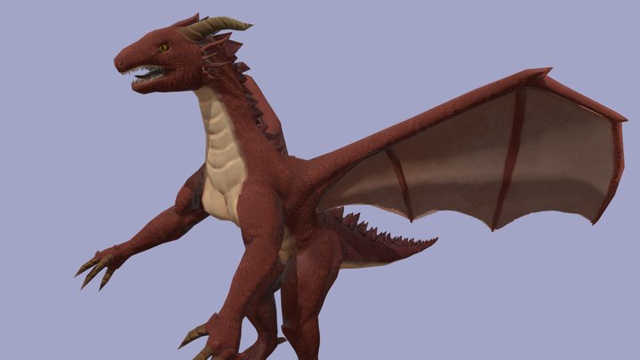 Project 5: Fire Dragon 3D Model