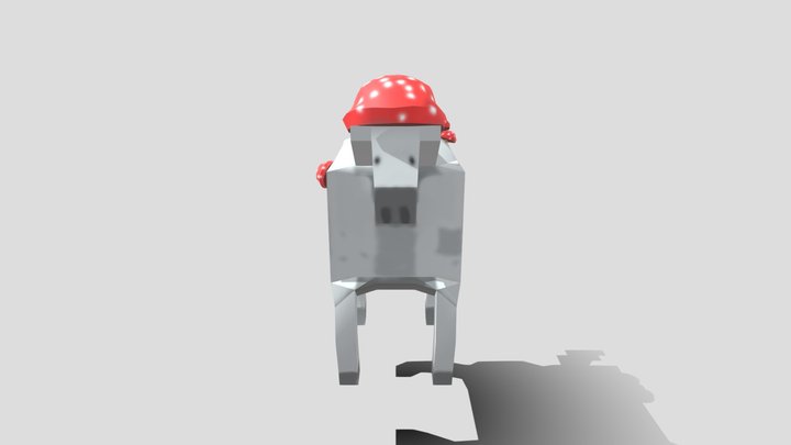 Pollen the Mushroom Goat 3D Model