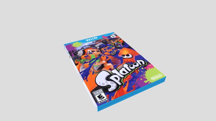 Splatoon Game Box 3D Model