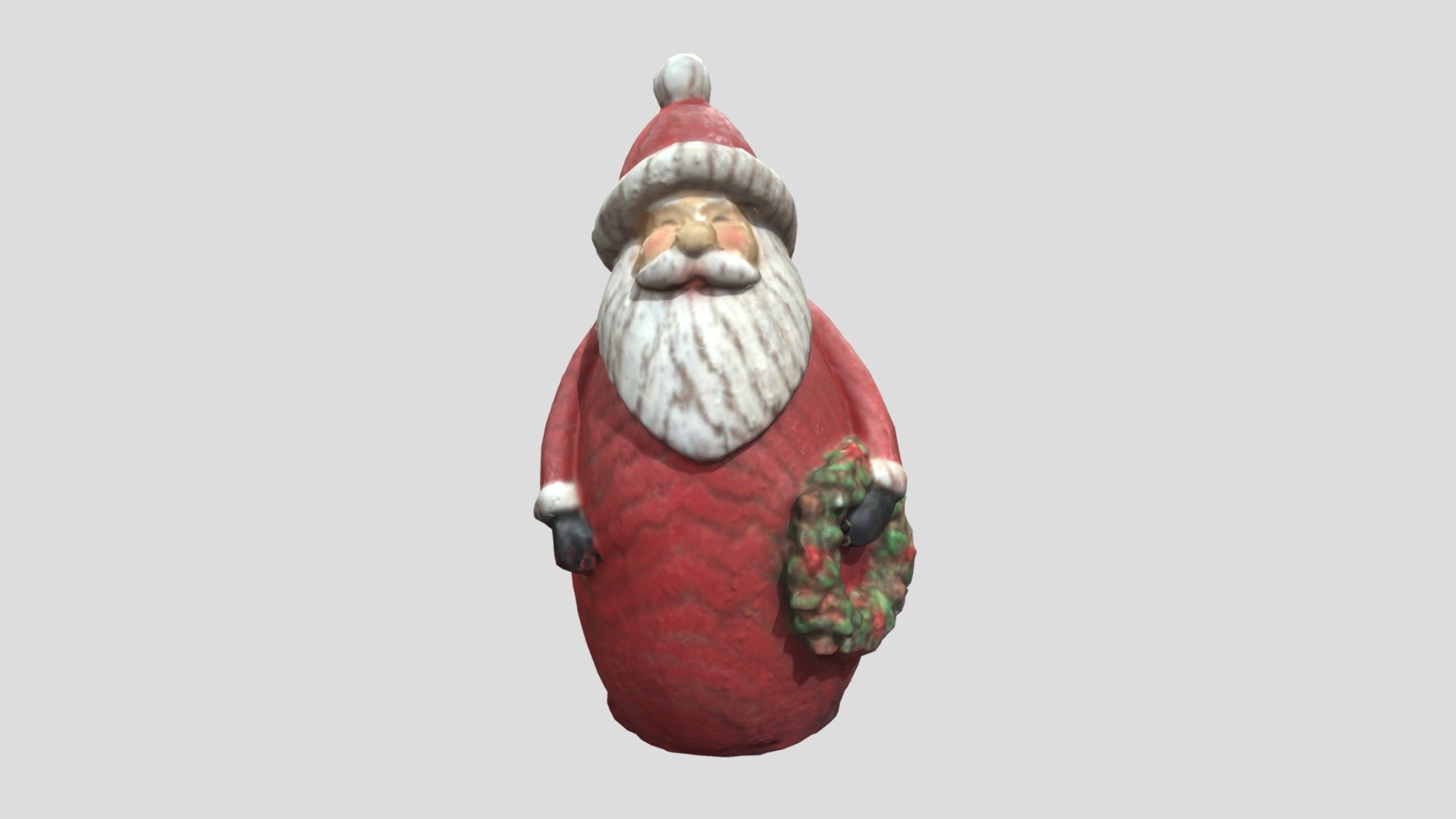 Santa Round Doll