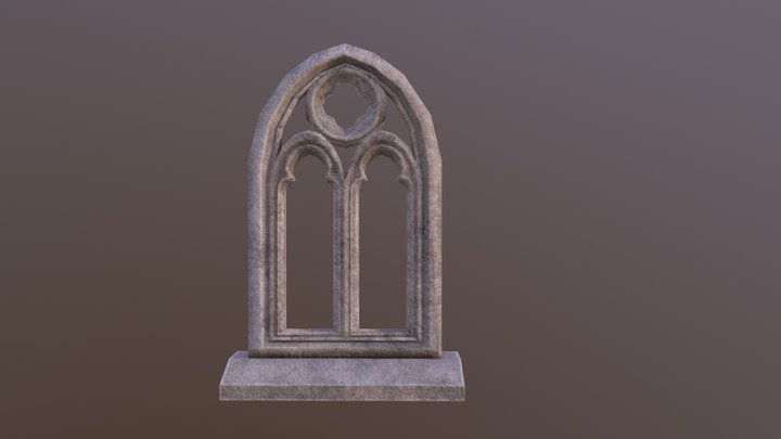 Gothic window 3D Model