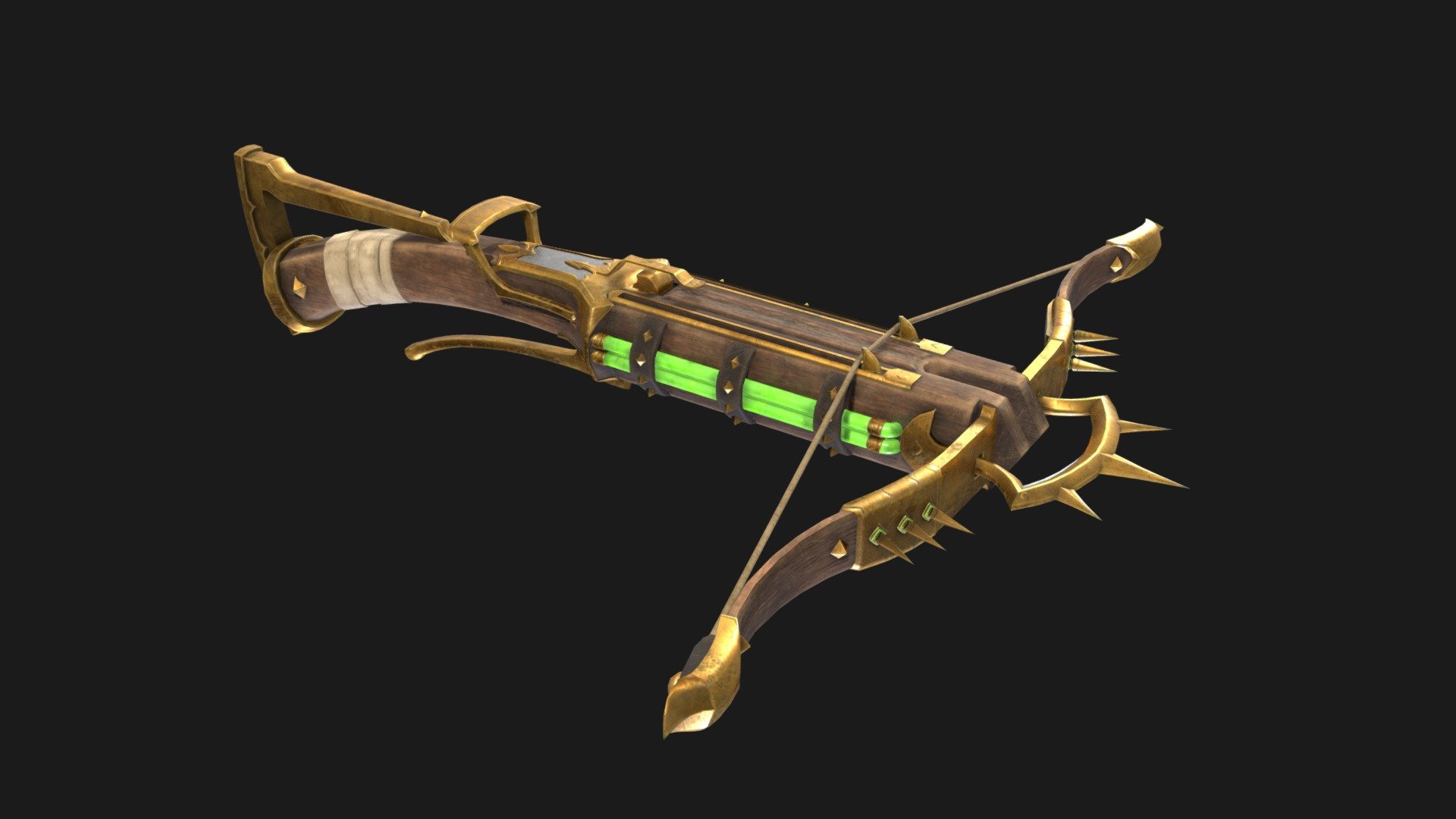 Stylized Poison Crossbow 3d Model By Spyros Frigas B08cbbc Sketchfab