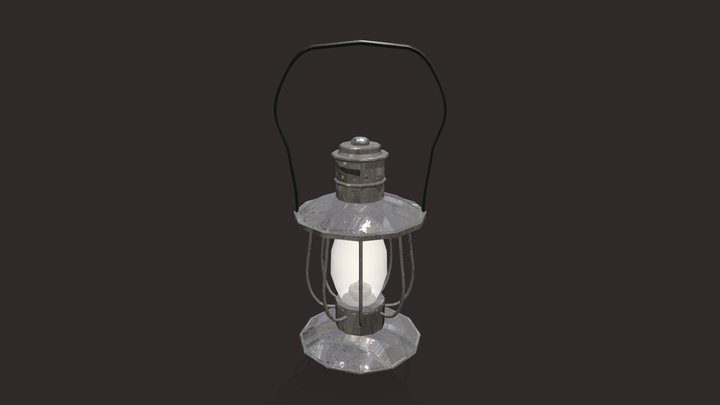 Oil_Lamp 3D Model