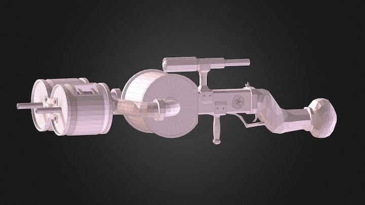 [W.I.P] Steampunk Dart Gun 3D Model