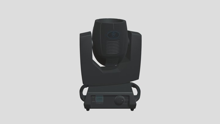 moving_head_beam_high_poly 3D Model