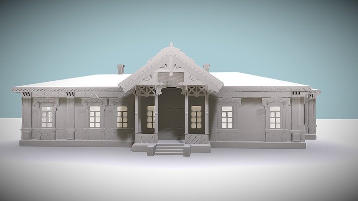 Будинок лікаря (архітектор В. Городецький) 3D Model