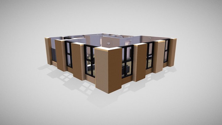 78m2 One Space 3D Model