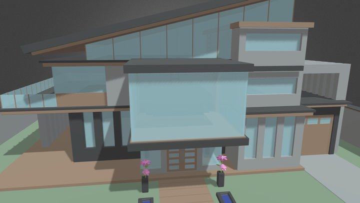 ModernHouse 3D Model