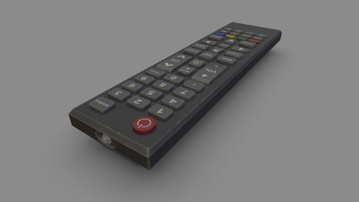 Remote Control 3D Model