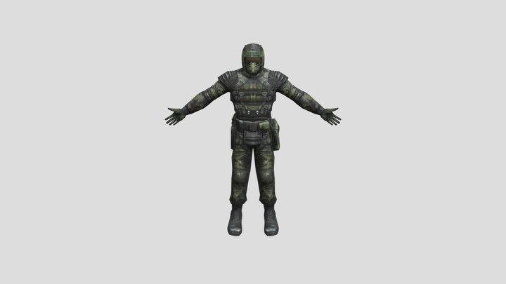 Stalker Military 1 3D Model