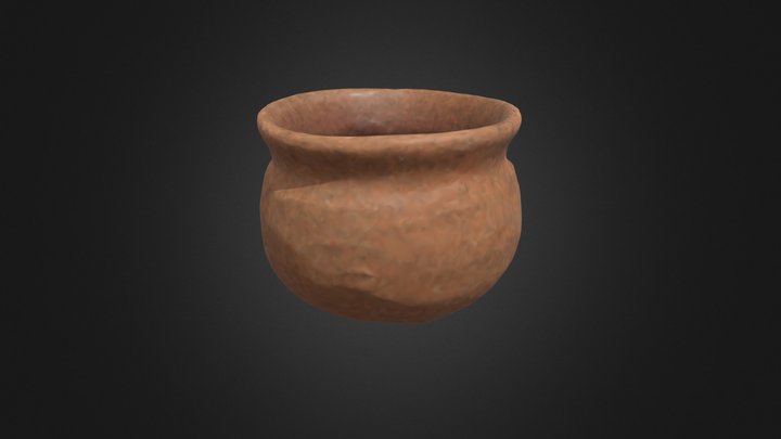 Small Dahomean Pot 3D Model