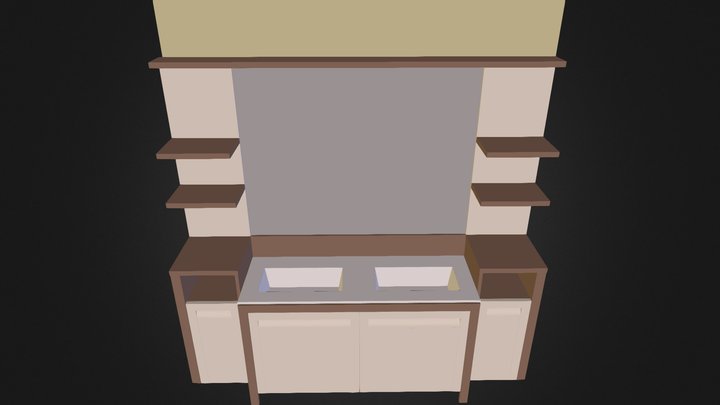 salle_de_bain_bas_sketchfab 3D Model
