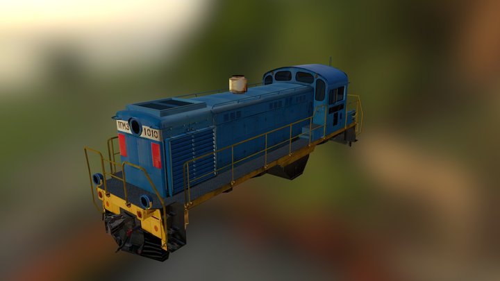 Locomotive 3D Model