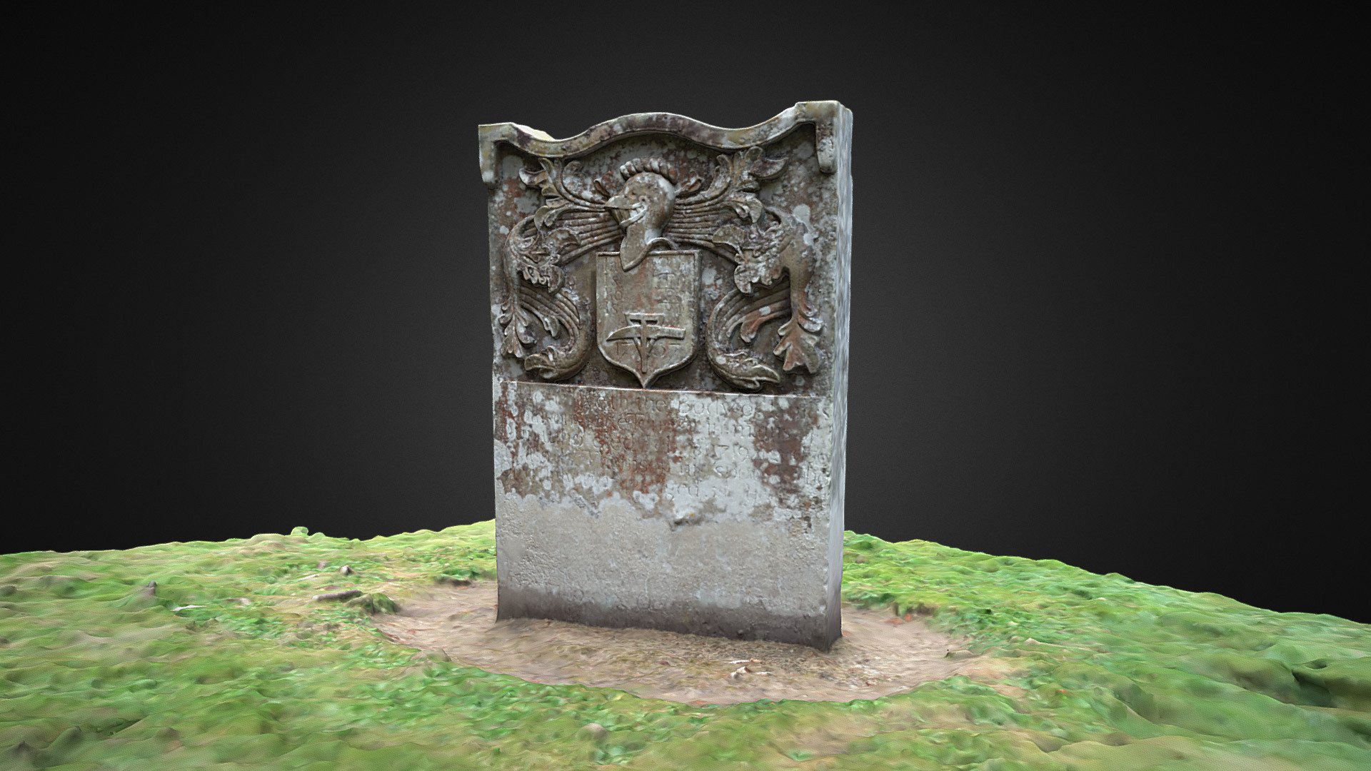 Old Kirk of Dun 1719 Gravestone, Scotland