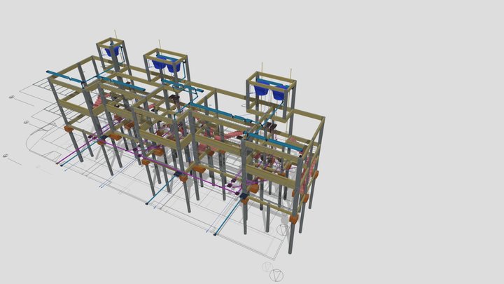 Mario Henrique - Hidro + Estrutura 3D Model