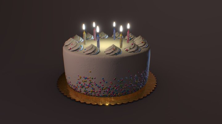 Birthday Cake! 3D Model