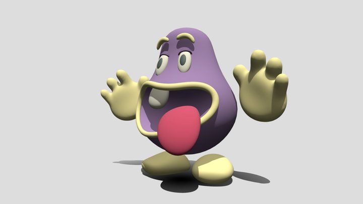 Criatura fofinha 3D Model