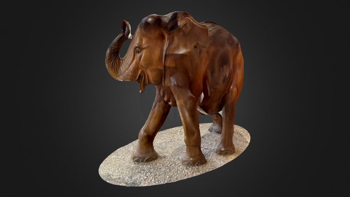 Sculpture d’éléphant – Modèle 3D gratuit STL