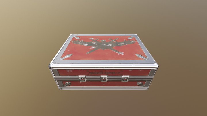 BASIC CONTAINER WITH HIGH RESOLUTION BAKE 3D Model