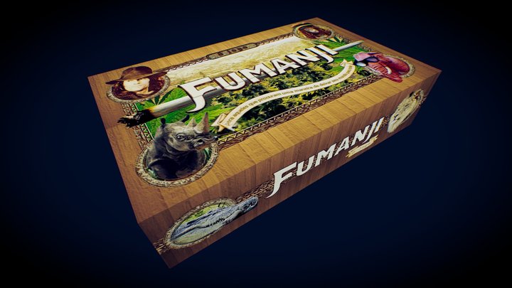 Fumanji Boardgame Box 3D Model