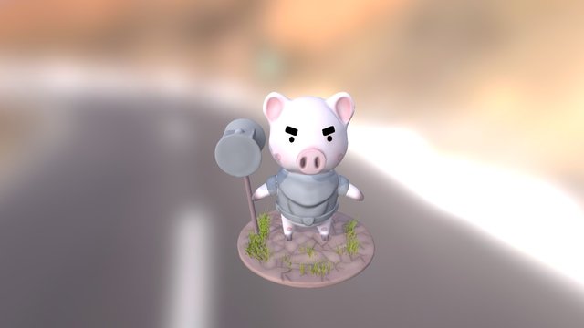 Pig Hammer 3D Model