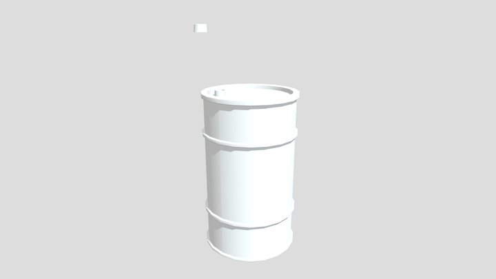 Oil barrel 3D Model
