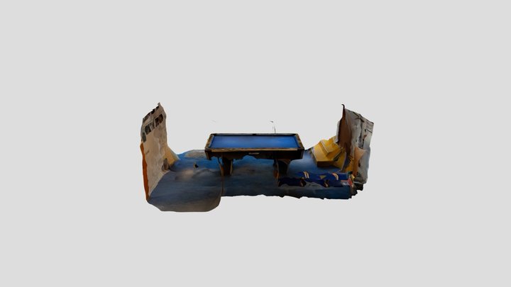 Pool table 3D Model