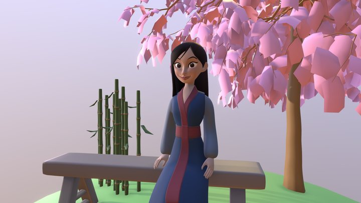 Mulan 3D Model