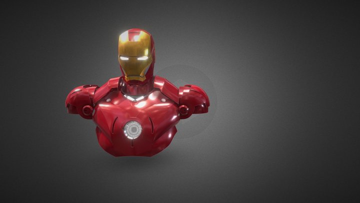 Ironman Bust 3D Model