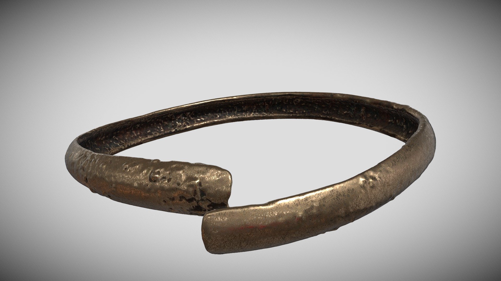 Bronze Age girl's bracelet. Download Free 3D model by Archaeological