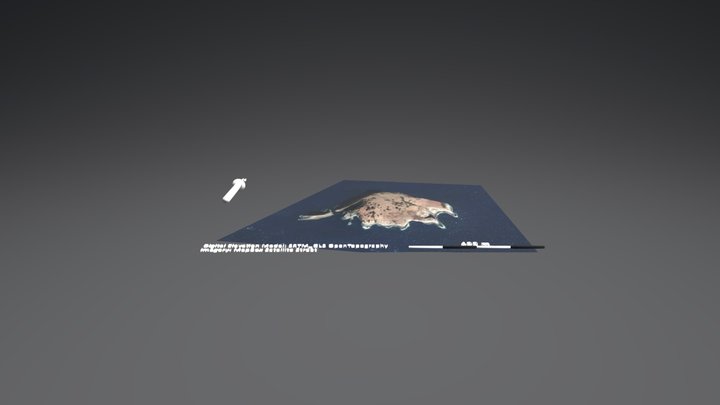 South Korean Island - 1st try 3D Model