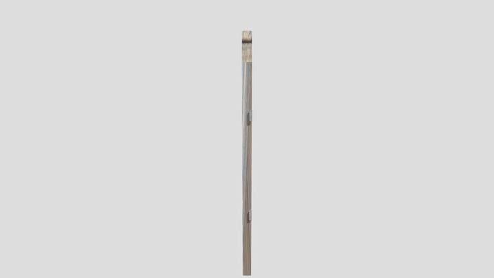 Деревенский забор 3D Model