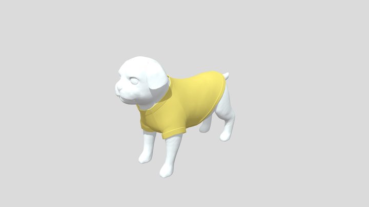 Dog T 3D Model