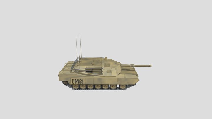 Танк 3D Model