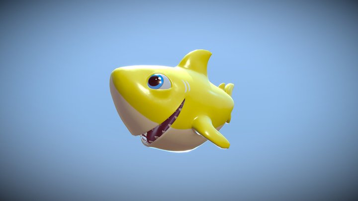 Baby Shark Animations 3D Model