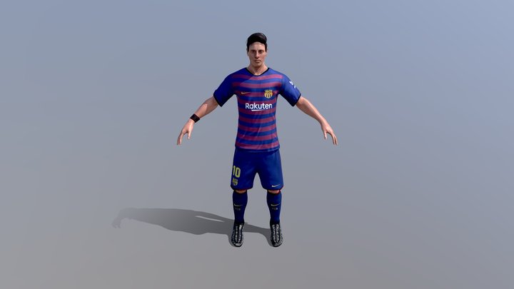 Messi Concept 3D Model