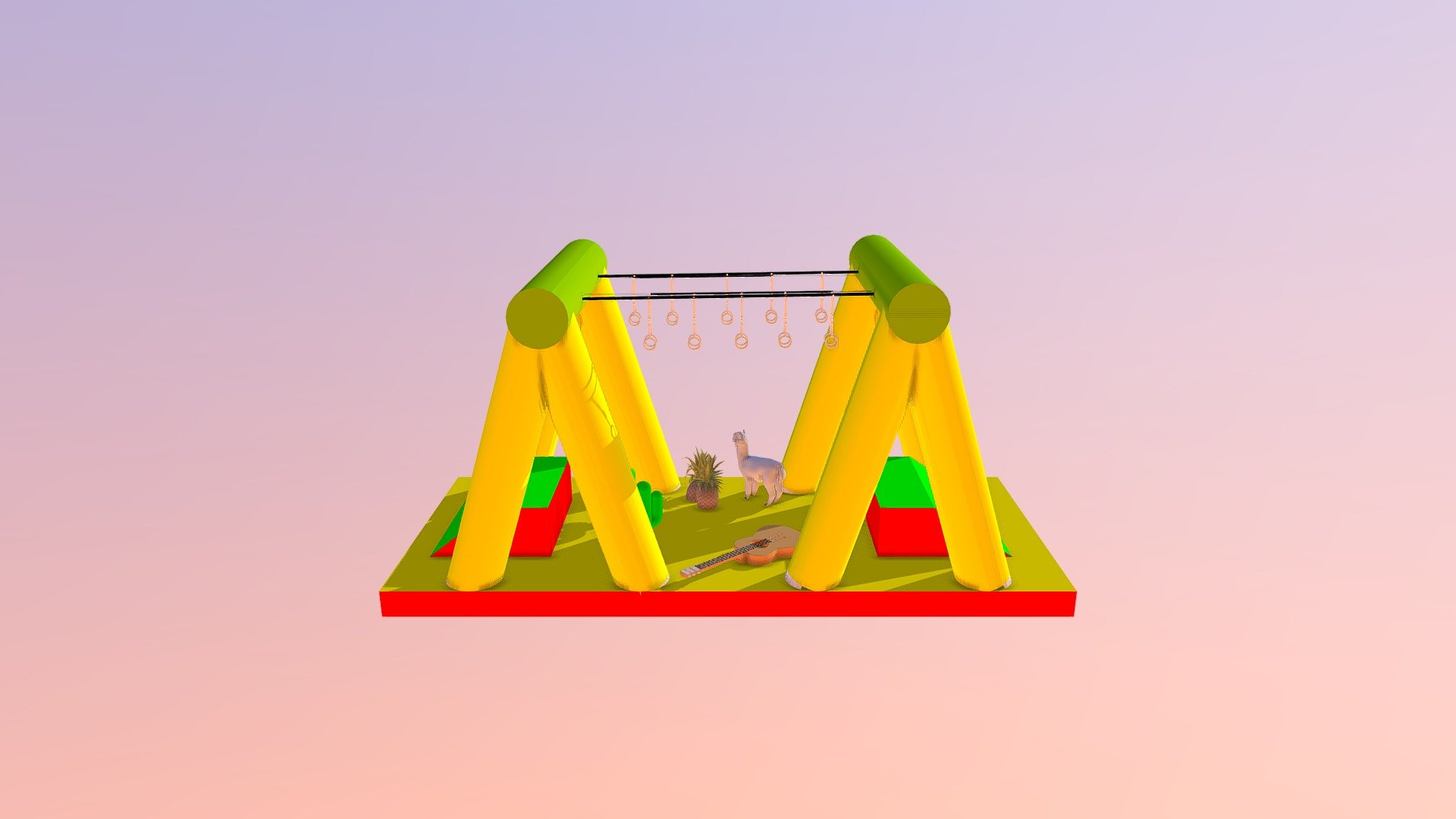 Monkey Bars 12,2m — Sketchfab embed 3D viewer